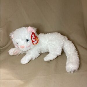 Ty Beanie Babies Bianca the white cat